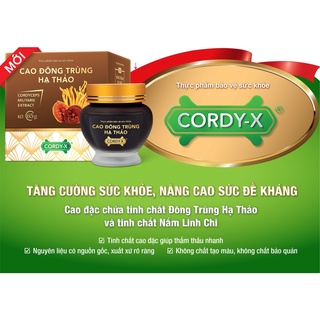 Cao Đặc Cordy X Chứa Tinh Chất Đông Trùng Hạ Thảo Và Nấm Linh Chi Giúp Hấp Thu Nhanh Lọ 65gram