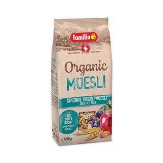 Ngũ cốc sạch hỗn hợp các loại hạt Organic Original Muesli 450g hiệu Familia