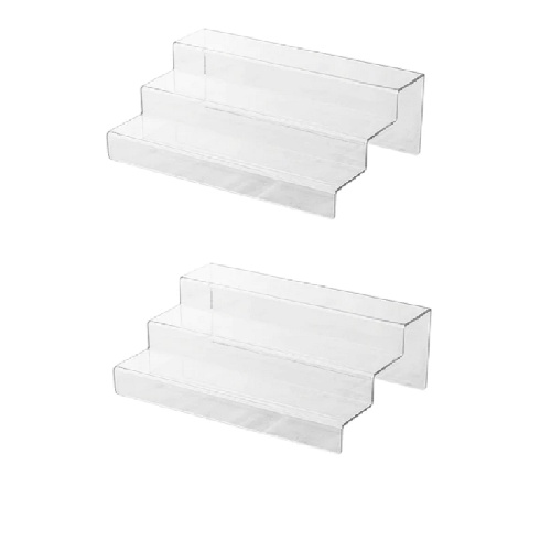 Daiso Japan Bậc Tam Cấp Trưng Bày Display Stand Wide 3 Steps 16cm x 11cm x 6cm