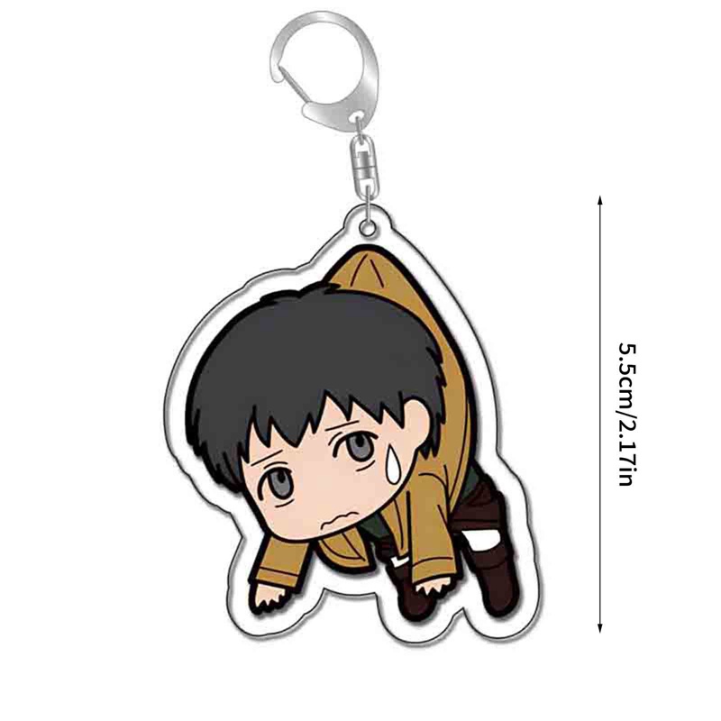 Móc Chìa Khóa Hình Nhân Vật Anime Attack On Titan Giá Đỡ