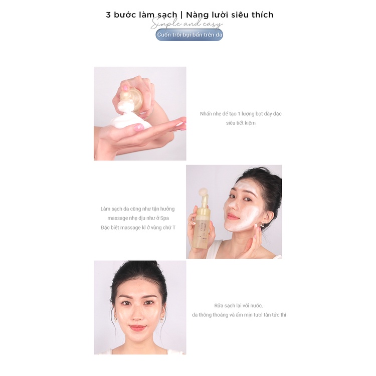 Sữa rửa mặt MKUP  tạo bọt ngăn ngừa mụn, kiểm soát bã nhờn chiết xuất hoa cúc Calendula Extract Sebum Control 150ml | BigBuy360 - bigbuy360.vn