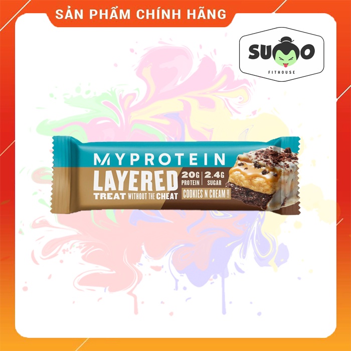 PROTEIN BAR - MYPROTEIN - LAYERED PROTEIN BAR - 1 THANH LẺ
