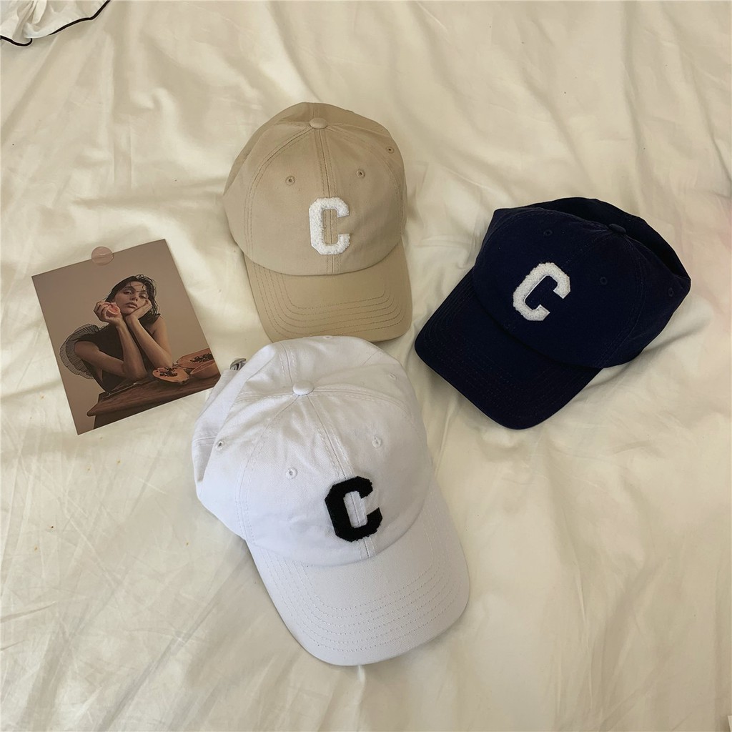 Mũ Lưỡi Trai Thêu Chữ C 21 Thời Trang Xuân Hè Phong Cách Hàn Quốc Mới