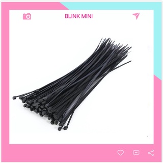Bộ 100 dây rút nhựa siêu chắc – Dây thít lạt thít cố định dây điện