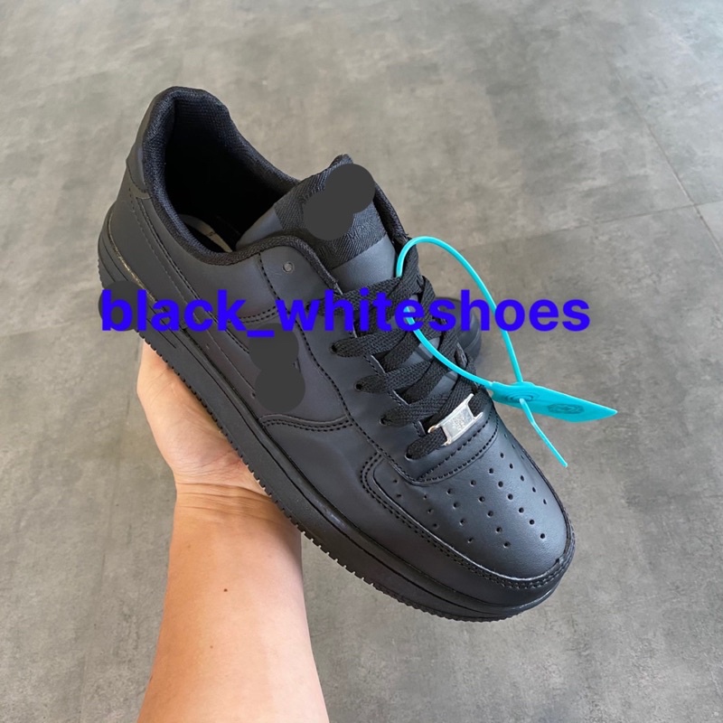 Giày sneaker full đen nam nữ, giày thể thao đen nam