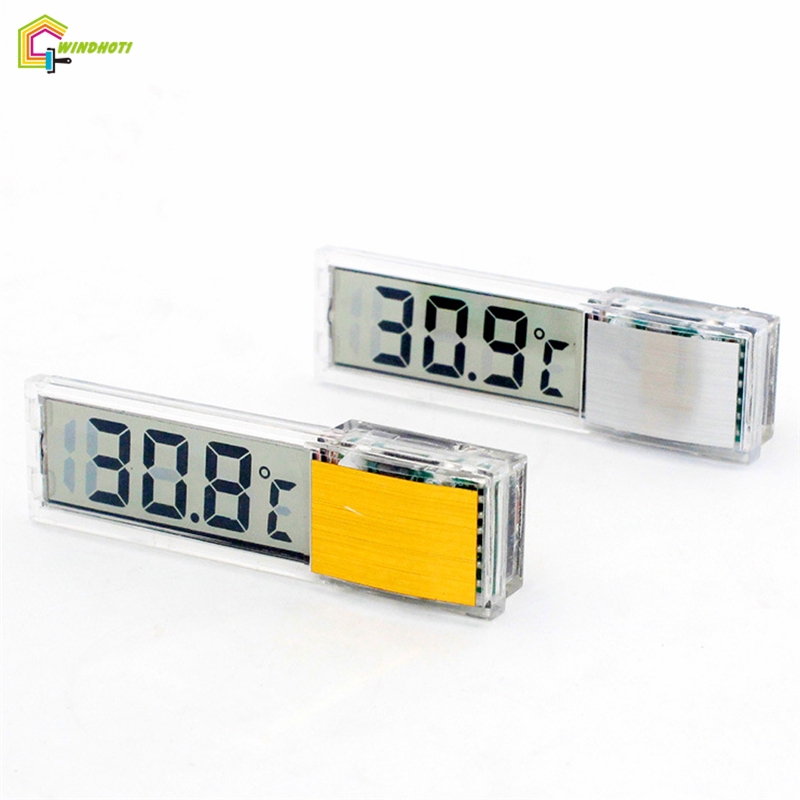 🎉TG Đo nhiệt độ điện tử kỹ thuật số LCD 3D đa chức năng Đồng hồ đo nhiệt độ bể cá