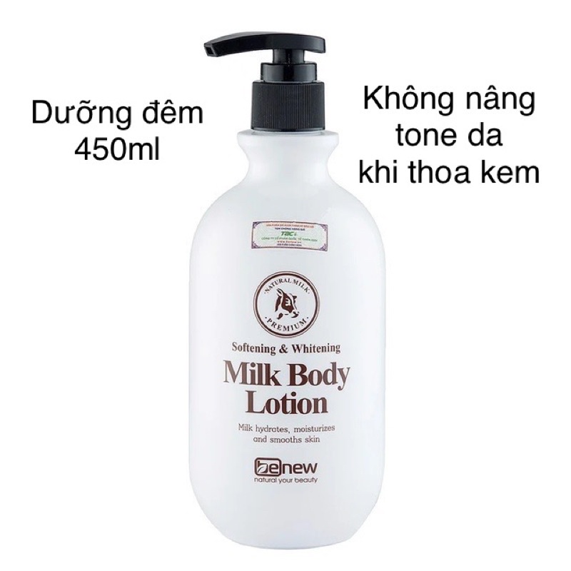 Dưỡng Thể Trắng Da Benew / Whisis Whitening Body Lotion Chính Hãng