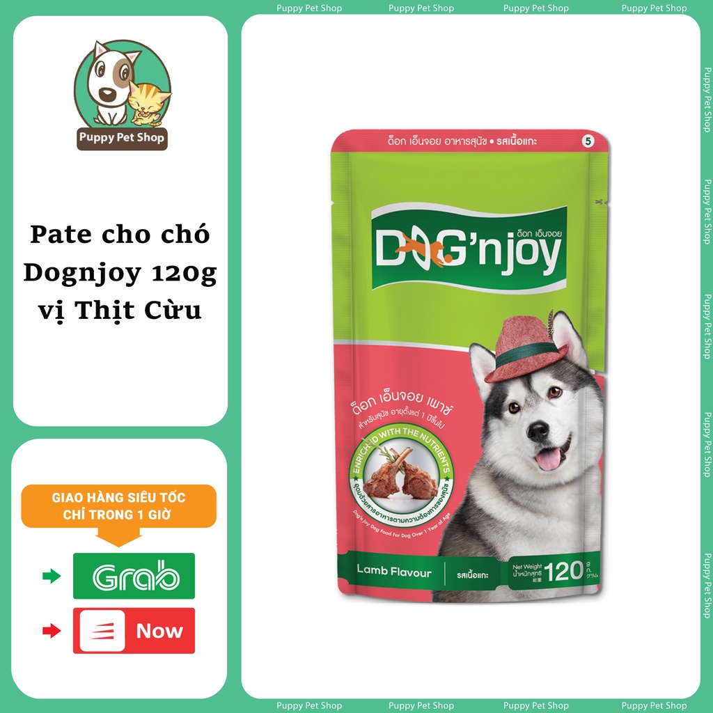 Pate cao cấp cho chó DOG'NJOY - Nhập khẩu THÁI LAN