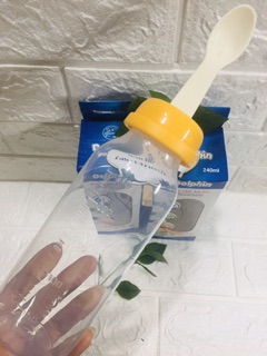 Bình tập ăn pp Dolphin 240ml