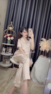 Bộ lụa gấm cộc dài