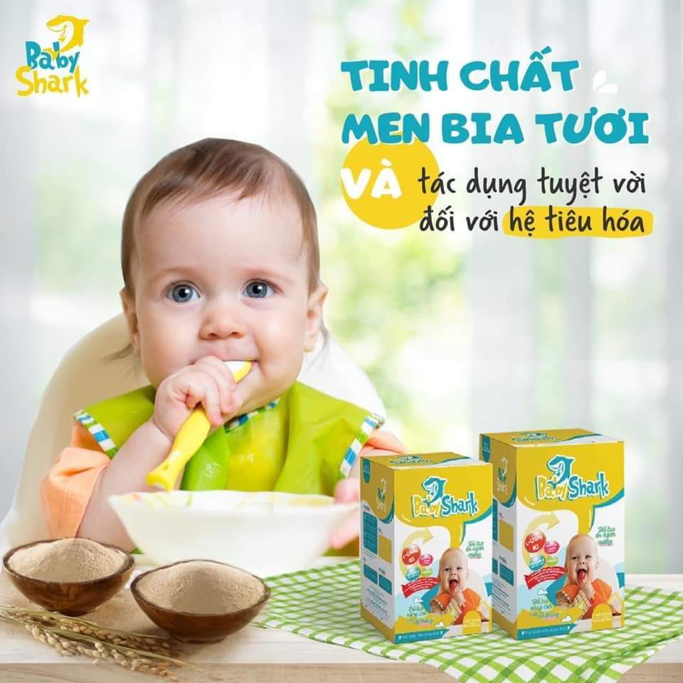 Siro Ăn Ngon BABY SHARK Dinh Dưỡng Cho Trẻ THẤP CÒI ĐỀ KHÁNG KÉM (1 hộp/ 30 gói)