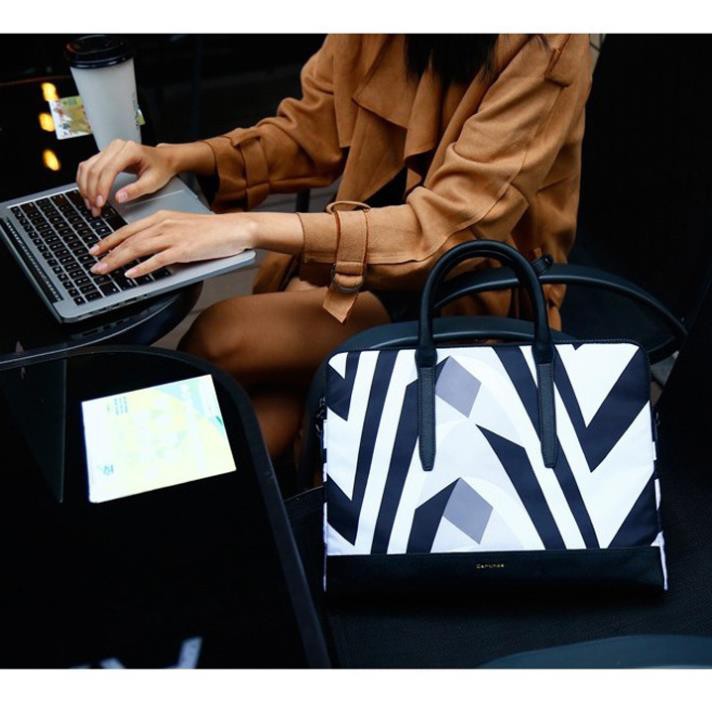 Túi Cartinoe Zebra Cho Macbook/Laptop 13.3&quot;-Túi đựng macbook laptop sang trọng cho nữ