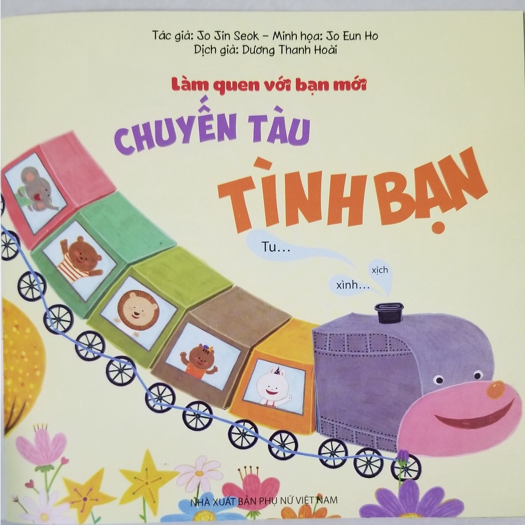 Sách - Làm Quen Với Bạn Mới - Chuyến Tàu Tình Bạn