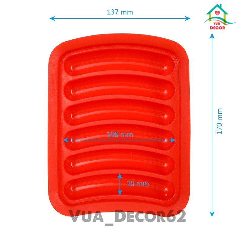 Dụng cụ làm xúc xích, khuôn silicon chịu nhiệt, lạp xưởng cho bé ăn dặm