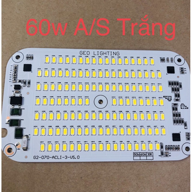 Bảng mạch đèn led 60w-220v siêu tiết kiệm điện