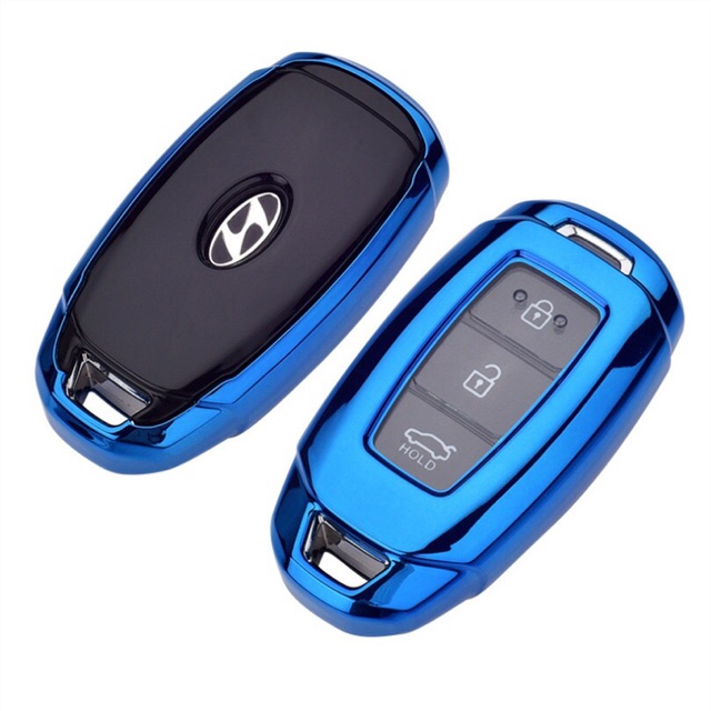 Ốp khoá silicon dùng cho Hyundai Accent, Kona, Santafe car key cover