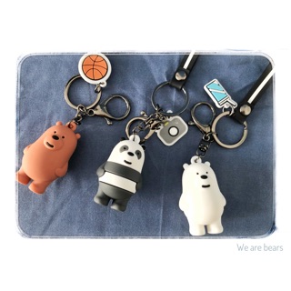 [Ảnh tự chụp] Móc khóa 3 chú gấu We are bears