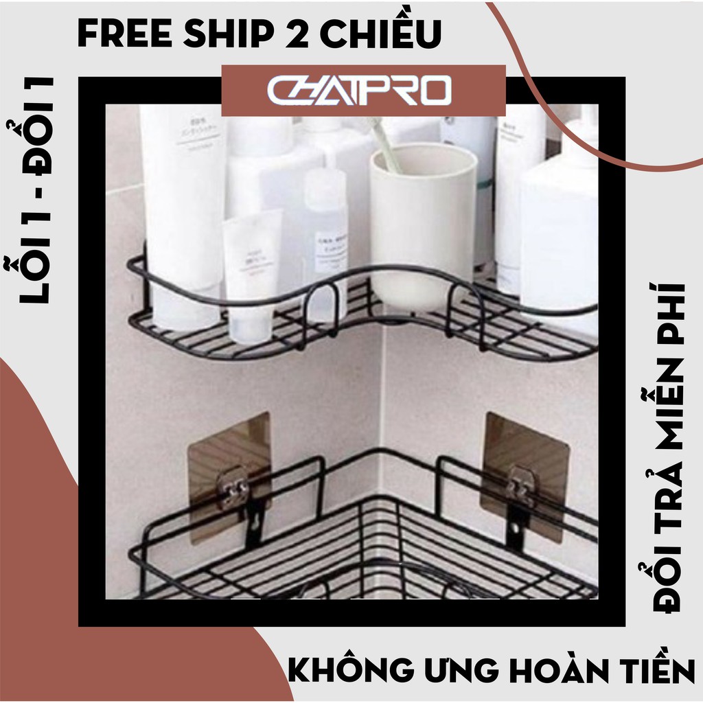 KỆ NHÀ TẮM HÌNH CHỮ NHẬT SẮT dán tường