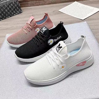 giày thể thao nữ new QC hoa cúc