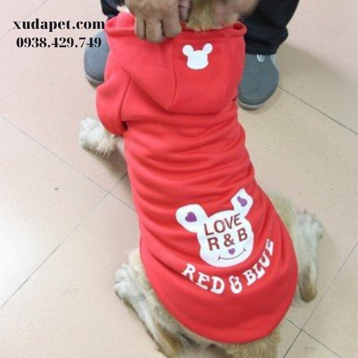 Áo Hoodie Cho Chó Lớn Red And Bull tạo sự thoải mái mát mẻ cho những chú boss yêu – Xudapet - SP000604