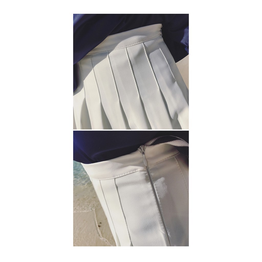 Chân Váy Dáng Chữ A Lưng Cao Thiết Kế Xếp Ly Cổ Điển Cho Nữ | BigBuy360 - bigbuy360.vn