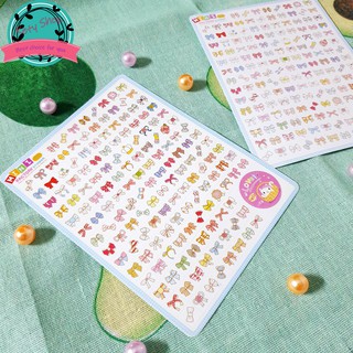 [ẢNH THẬT] Set 2 tấm sticker chủ đề Lovely hello trang trí sổ tay, bullet journal