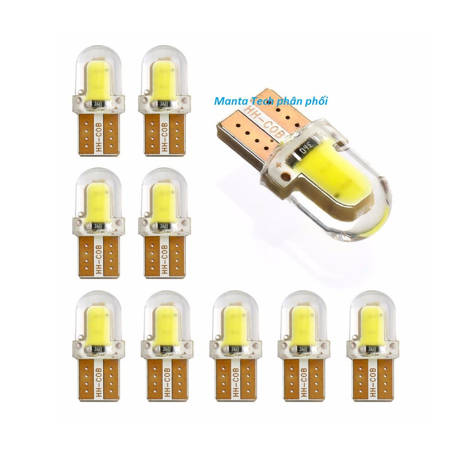 Bóng đèn xi nhan, demi, báo rẽ, đọ sách, biển số ' LED ' T10 ' hãng Yobis nhập khẩu cho ' ô tô ' xe hơi ' xe máy '