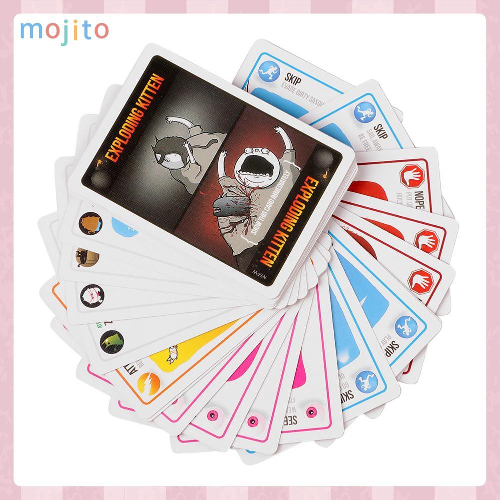 MOJITO Fun Table Card Imploding Exploding Kittens Card Family Gathering Game Gift