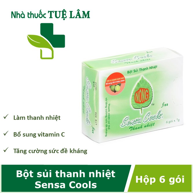 Bột thanh nhiệt Sensa Cools - giảm nhiệt miệng, bổ sung vitamin C