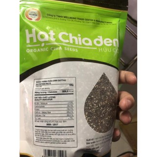 Hạt Chia Đen Hưu Cơ (gói 500gr)