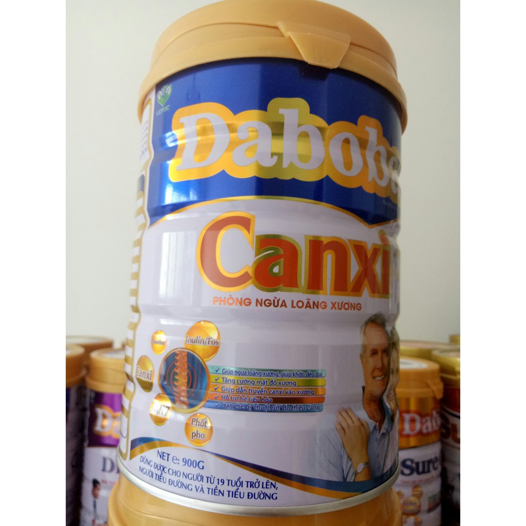 Sữa cho người tiểu đường - loãng xương Daboba canxi max 900g - Giúp xương chắc khỏe