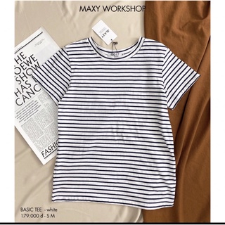 Áo thun nữ cổ tròn basic tee Maxy Workshop