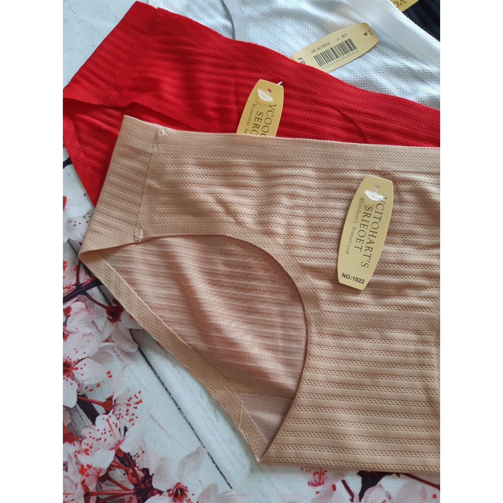 Quần Lót Nữ - 5 Quần Su Sọc Không Đường May Lưng Thấp - Mã 1022 | BigBuy360 - bigbuy360.vn