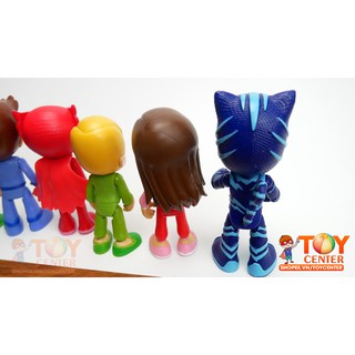 6 mô hình PJ Masks (tay và chân có thể di chuyển) >8cm