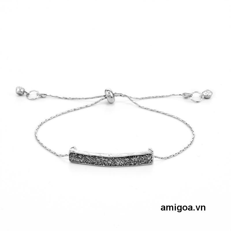 ✨✨Vòng Tay Chuỗi Hạt Pha Lê Mờ Dáng Dài Phong Cách Âu Mỹ Thời Trang