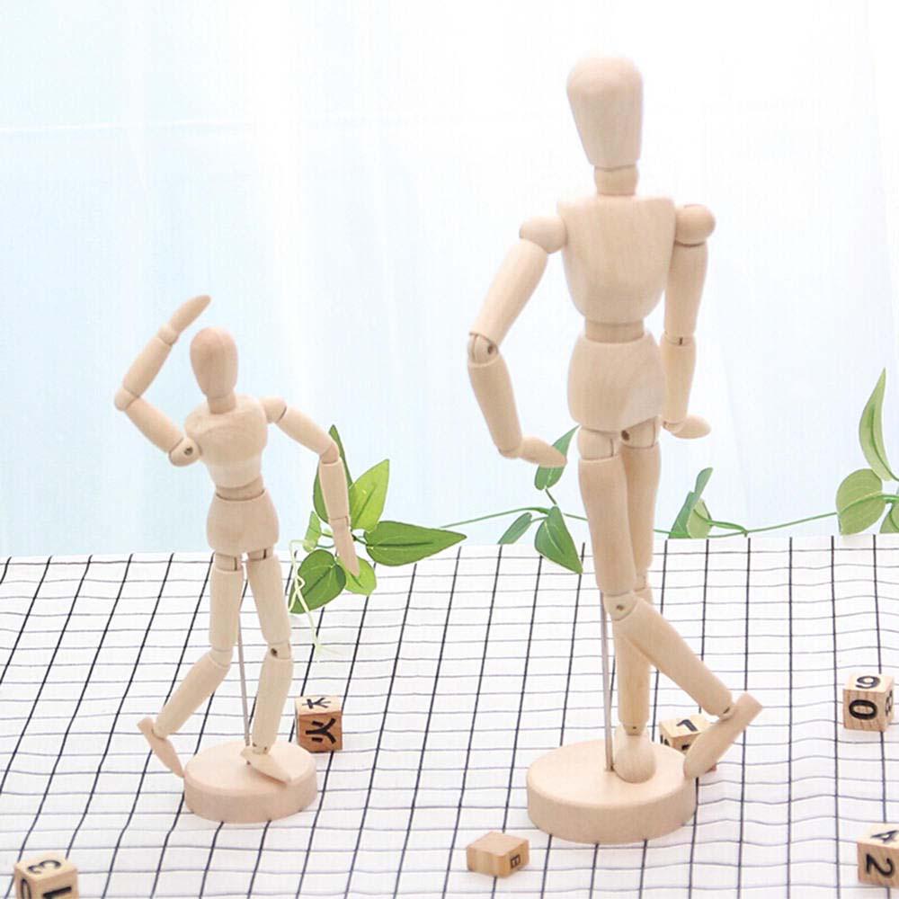 Mô Hình Đồ Chơi Phác Thảo Limbs Bằng Gỗ Đánh Bóng Có Thể Di Chuyển Trang Trí Nhà Cửa