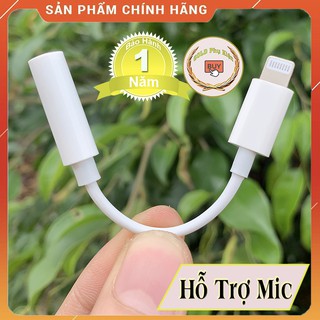 Jack Chuyển Đổi Tai Nghe Lightning Sang 3.5 "CÓ MÍC" Iphone 7, 7plus, 8, 8plus ,X 11 12 ( Kết nối bluetooth)