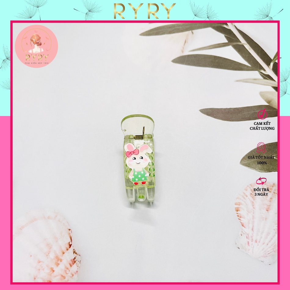 Kẹp Càng Cua 3 Răng Động Vật Siêu Đáng Yêu Cho bé