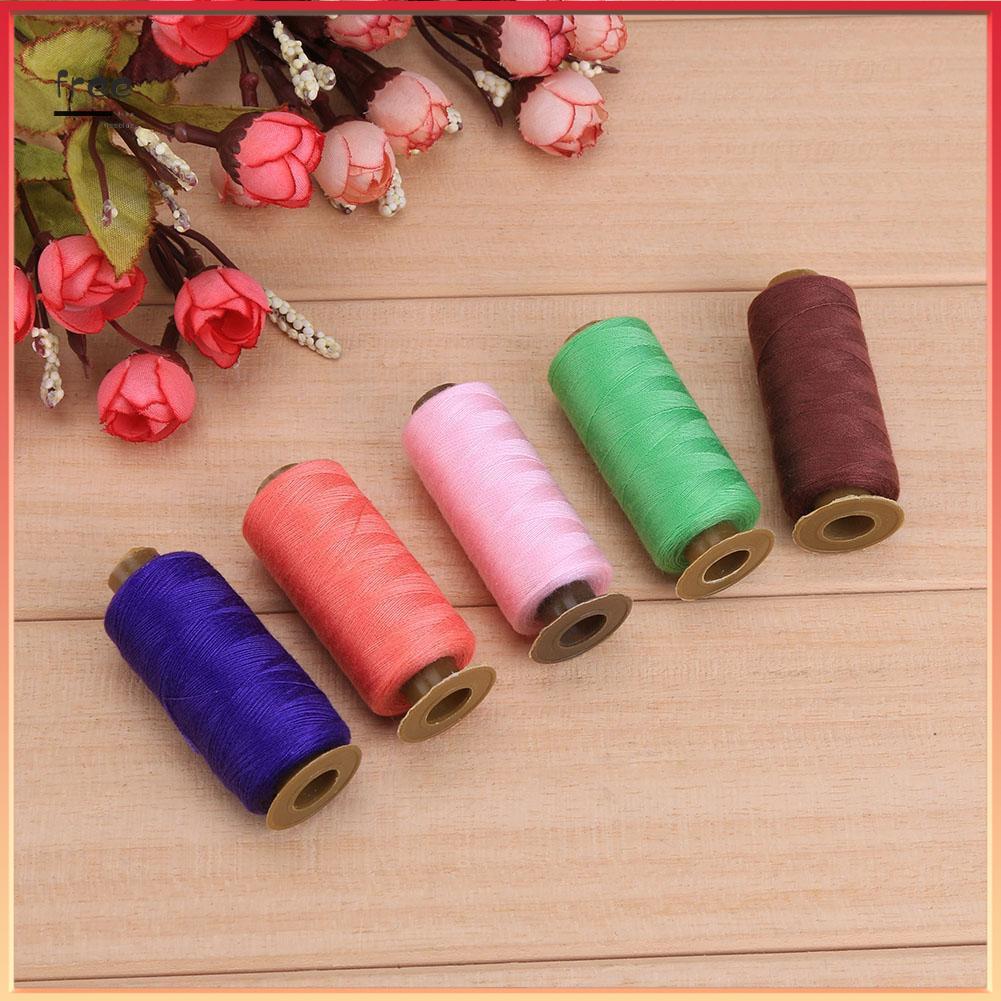 24 Cuộn Chỉ Cotton Nhiều Màu Dài 500 Yard