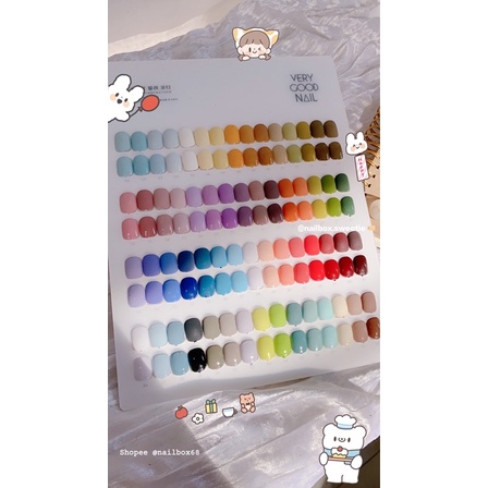 NAILBOX - Móng úp tiện lợi - Sơn trơn Gel Jikai. verygoodnail, mắt mèo, flash