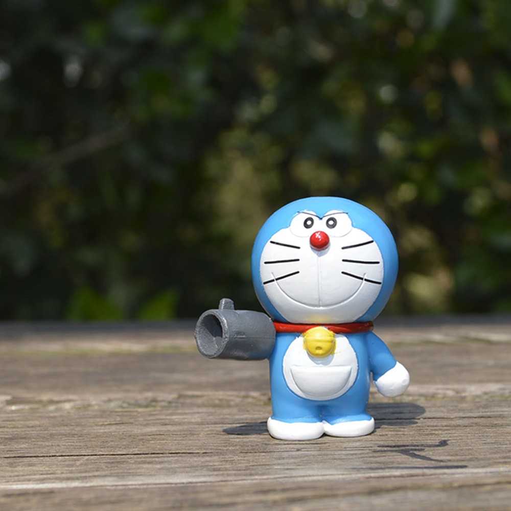 Set 8 Mô Hình Doraemon Mini Trang Trí Đáng Yêu