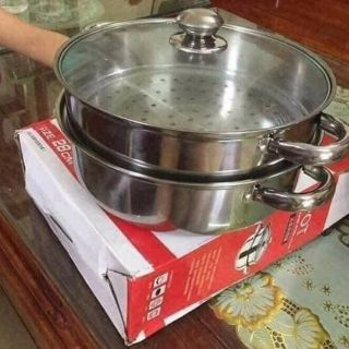 Nồi hấp 2 tầng
