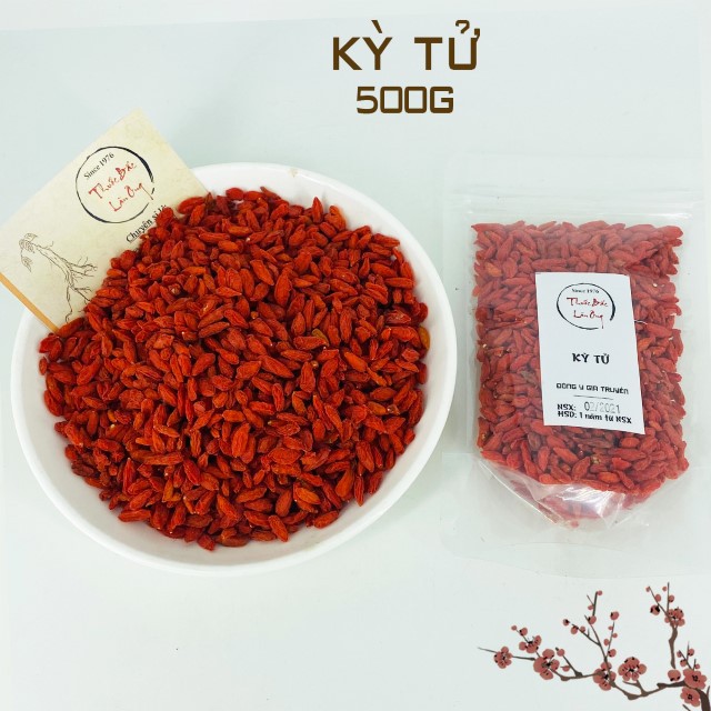 Kỳ Tử Ninh Hạ 500g (Hạt to, ngọt) - Trà kỷ tử đẹp da, làm trà dưỡng nhan, chè dưỡng nhan | BigBuy360 - bigbuy360.vn