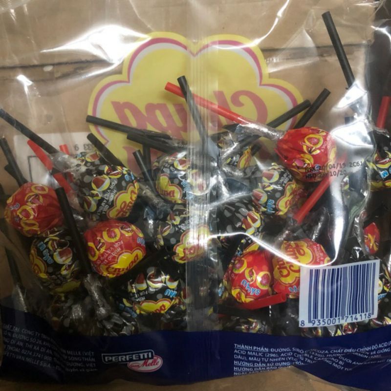 Kẹo mút Chupa Chups hương hỗn hợp / hương cola
