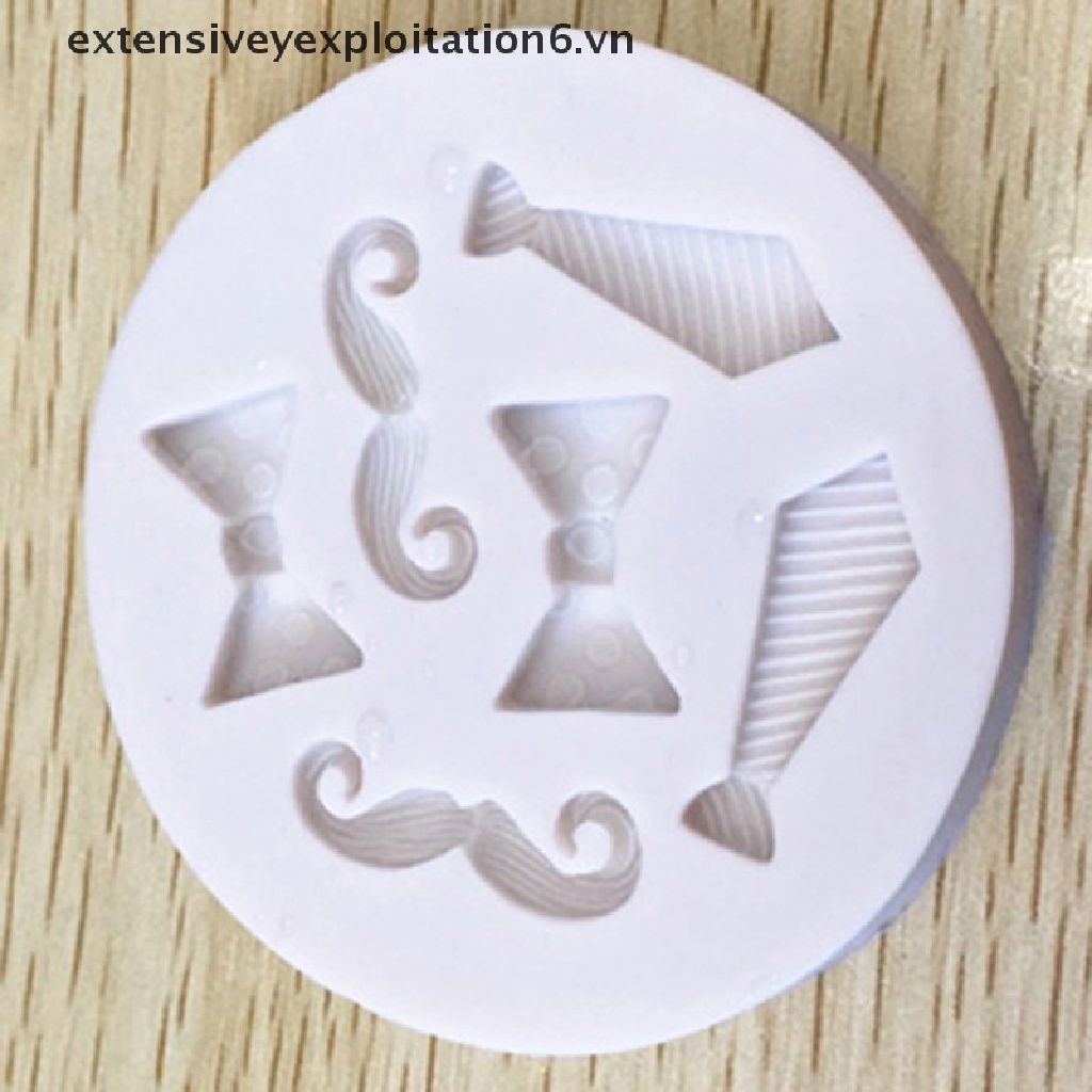 Khuôn Silicone Làm Bánh &amp; Socola Hình Râu Ria Mép .