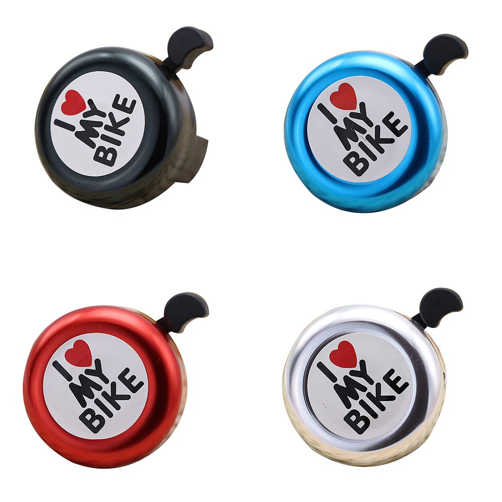 Chuông Xe Đạp In Chữ i love my bike Dễ Thương