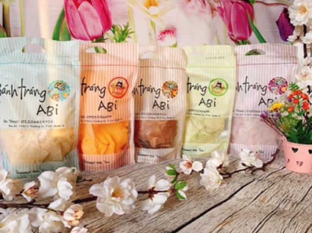 FULL COMBO BÁNH TRÁNG ABI 15 BỊCH TẶNG 7 KHẨU TRANG