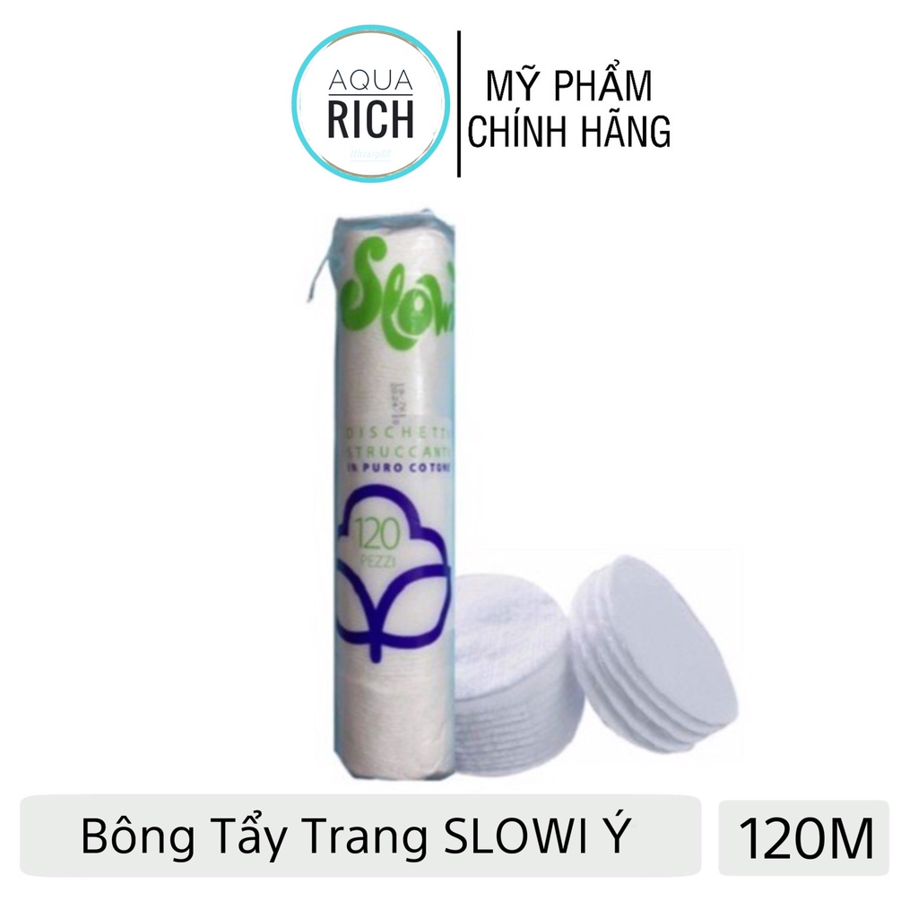 Bông Tẩy Trang Slowi _120 miếng