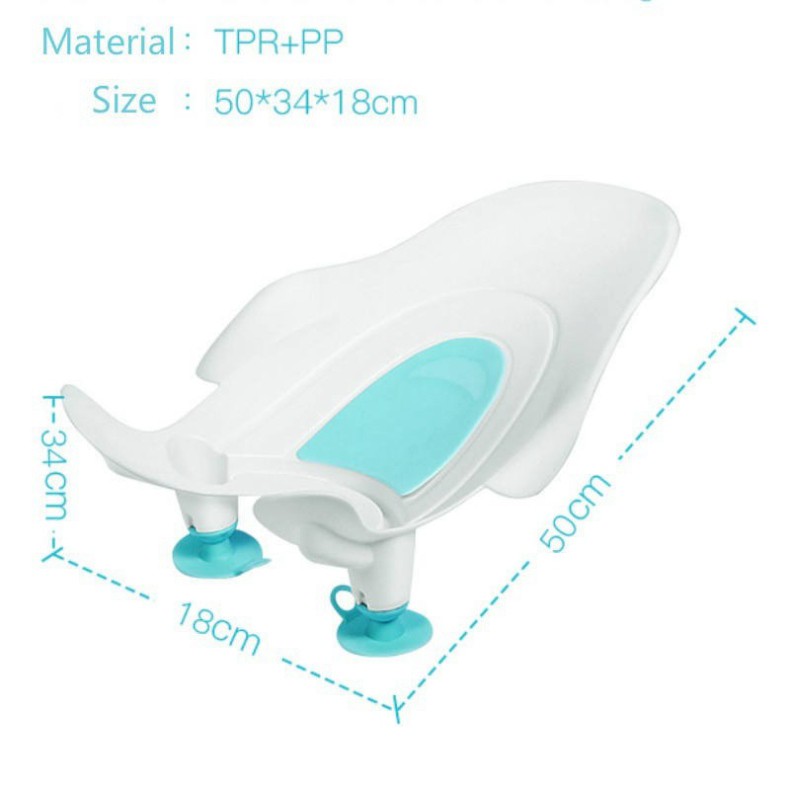 Ghế ngồi, nằm rửa mông an toàn tiện lợi cho bé và mẹ, thích hợp cho trẻ sơ sinh từ 3-18 tháng