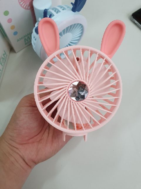 Quạt mini cầm tay animal cute